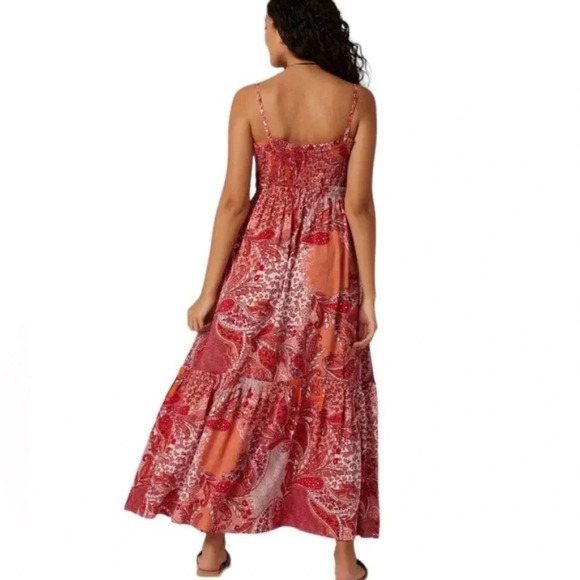 Bila77 Ludlow Boho Patchwork Print Midi Dress Size XS NWT - Picture 3 of 11